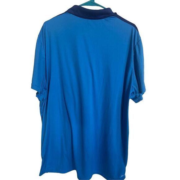 Nike Dri-Fit Mens Blue Short Sleeve Golf Polo Shirt Size 2XL - Picture 6 of 10